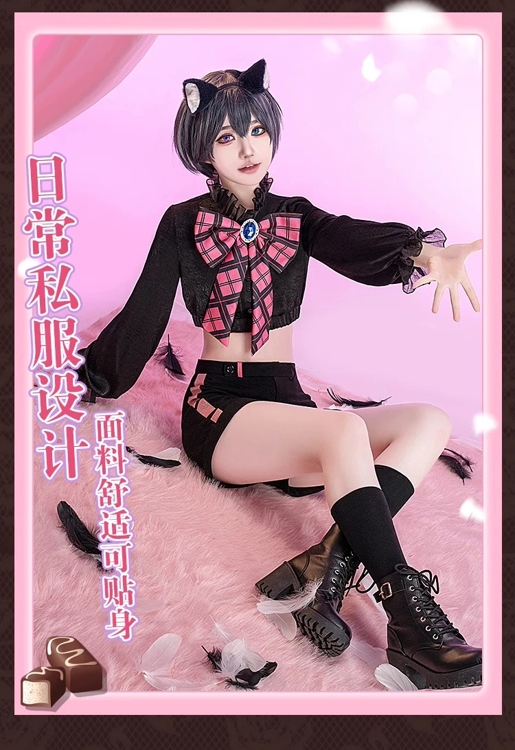 Ciel คอสเพลย์เครื่องแต่งกายฮาโลวีนบทบาทเล่นปาร์ตี้การ์ตูนบัตเลอร์สีดํา 2025 ใหม่สีดํา Charm S-XL ชุดเซ็กซี่