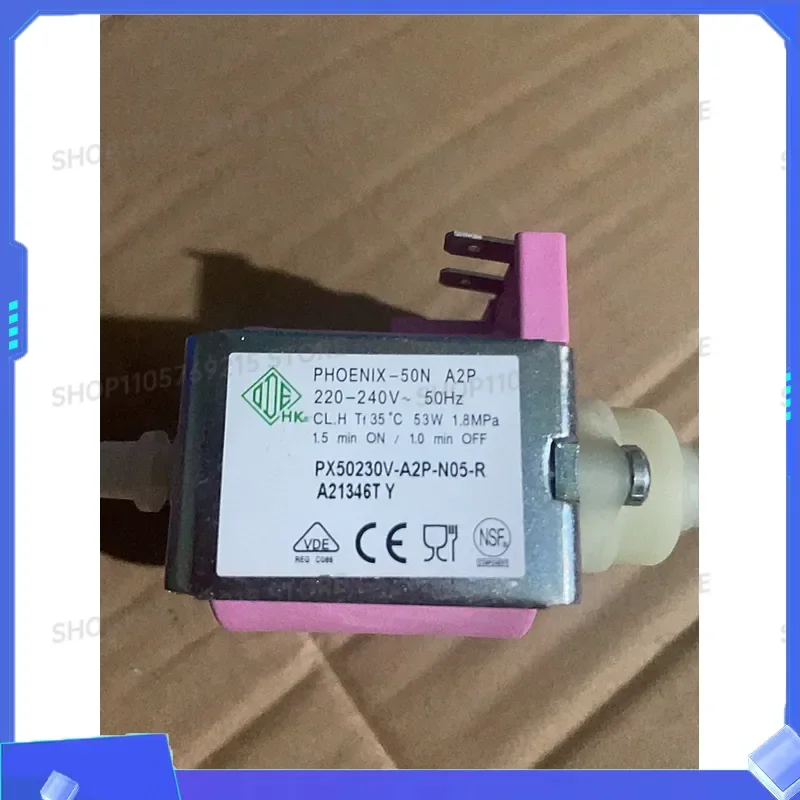 for PHOENIX-50N Coffee Machine Water Pump 220V-240V 53W Espresso Solenoid Vibratory Electromagnetic Self-priming Pump