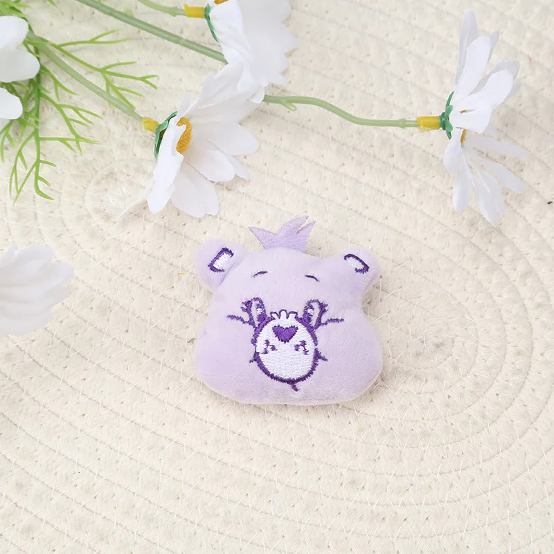 

500 шт., оптовая продажа, аксессуары для волос, чемпионат, маленькая желтая утка, редис, 3d брошь с хлопковым наполнением, декоративный предмет