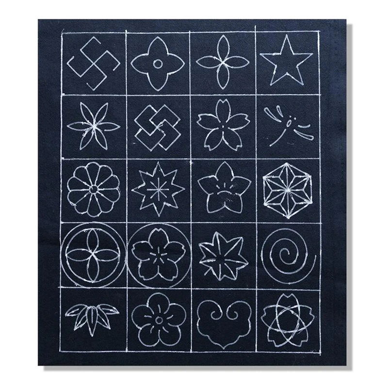 卸売20個入り-家庭用diy刺繍サシコアクセサリーツール-丸型6cm-日本風花柄アクリルサシコテンプレートセット