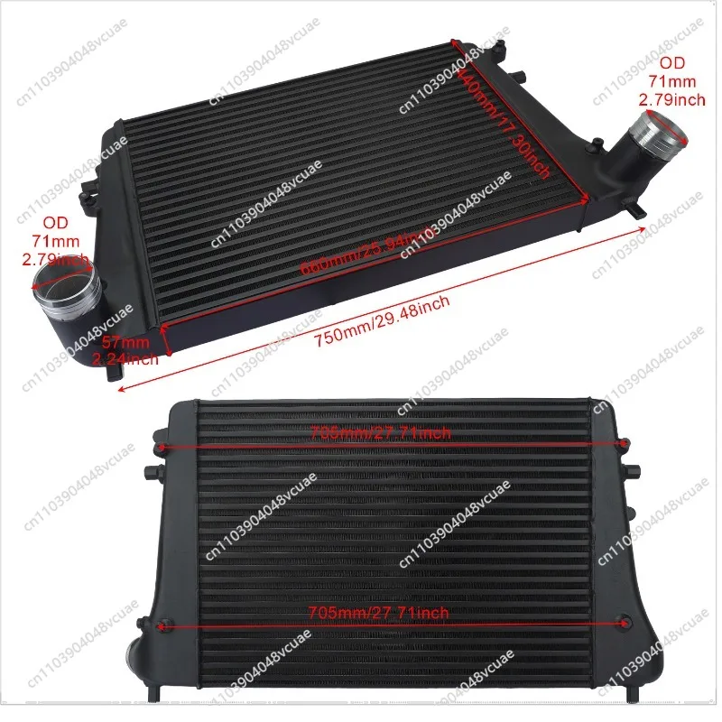 For MK5 MK6 A3 S3 2006-2010 Turbo Intercooler