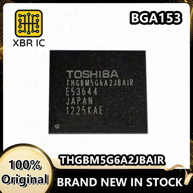 (1/10 piezas) THGBM5G6A2JBAIR Original auténtico BGA-153 4,5 versión 8GB EMMC chip de memoria entrega puntual rápida