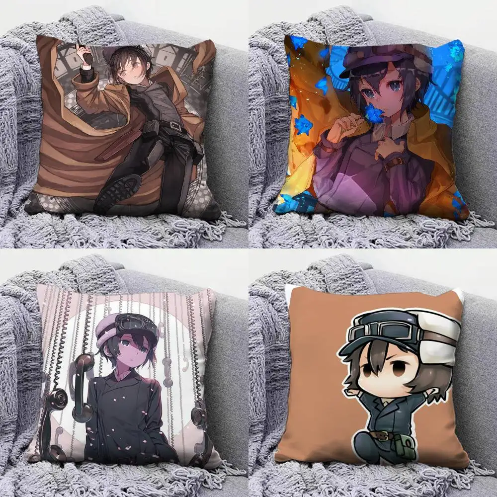 

Anime Kino no Tabi the Beautiful World Pillow Covers, Home Sofa Cushion Covers and Aecorative Custom