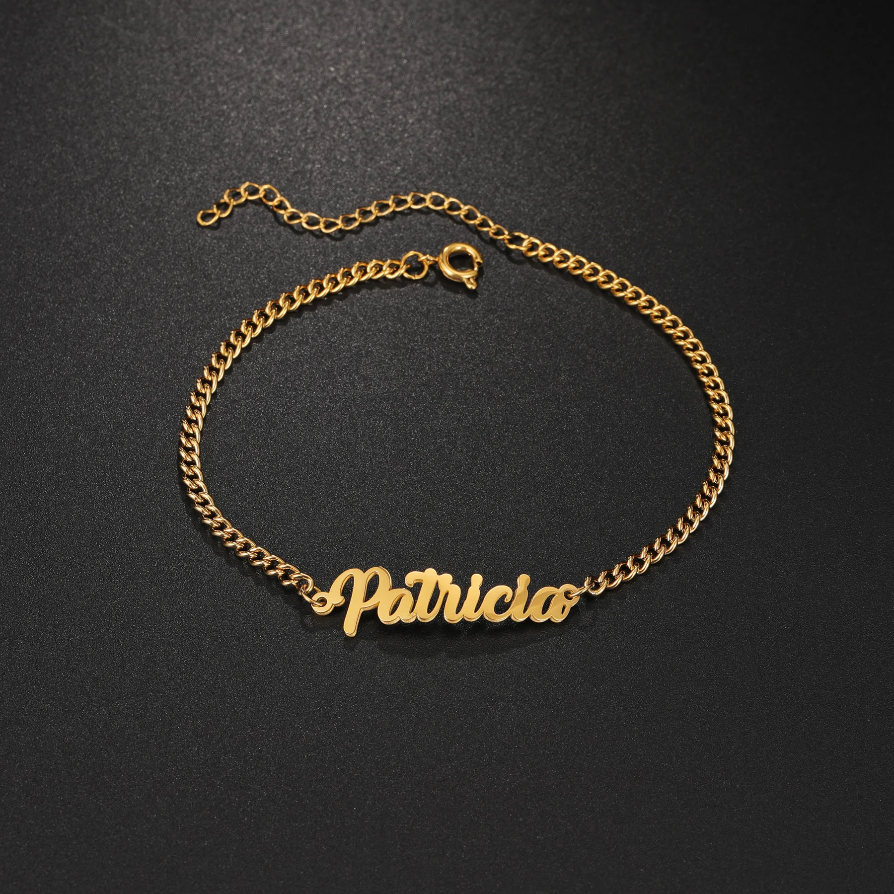 Custom Arabic Names Beaded Chain Bracelet for Women Kids Stainless Steel Personlised Children Bracelet Christmas Jewelry Gift - view 4