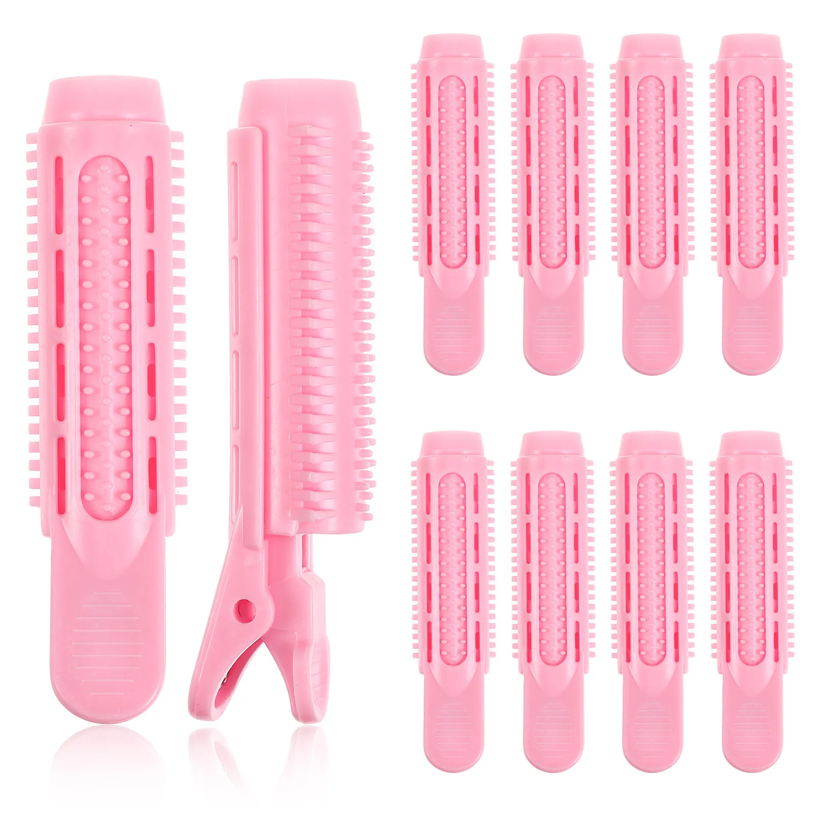 

10Pcs Hair Roller Clips for DIY Curly Hair Styling ABS Professional Portable Root Clips for Volume Bangs Curler Roller Jaw