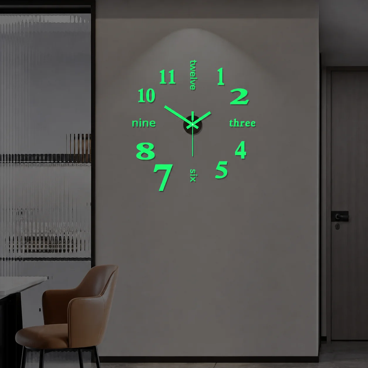 Nordic Wall Clock Decorative Silent Wall Clock Wall Clock Mirror Surface For Public Areas Living Room