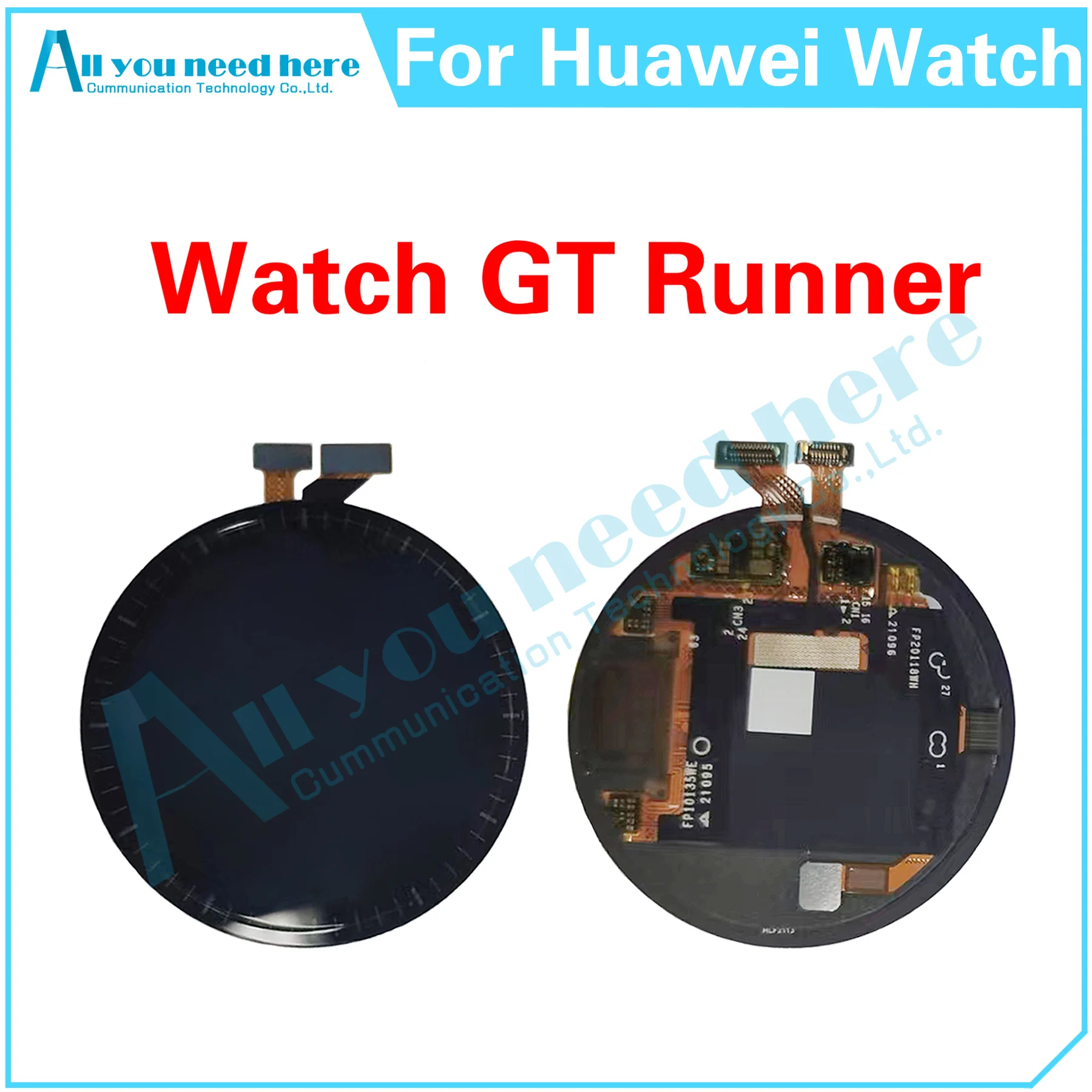 100% Test AAA For Huawei Watch GT Runner LCD DIsplay Touch Screen Digitizer Assembly Replacement