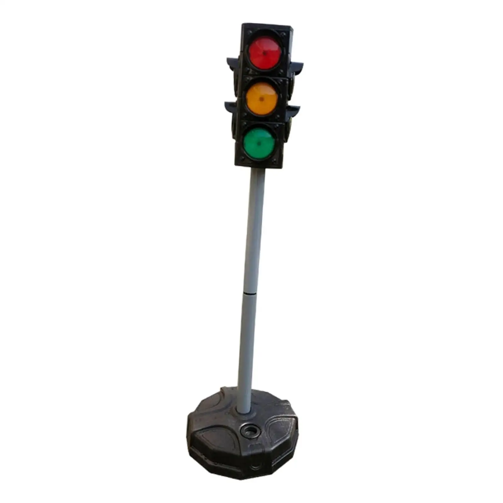 Traffic Light Toy Playset Road Sign Simulation Road Traffic Signal with Lights and Sounds for Teaching Props Classroom Birthday