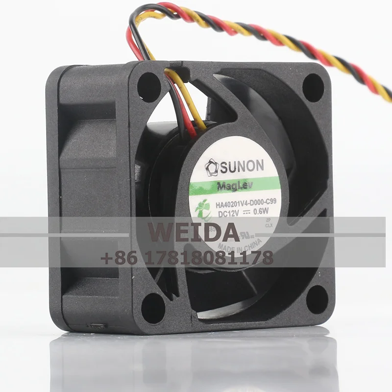 New SUNON HA40201V4-D000-C99 DC12V 0.6W 4CM 40*40*20 maglev switch Quiet cooling fan