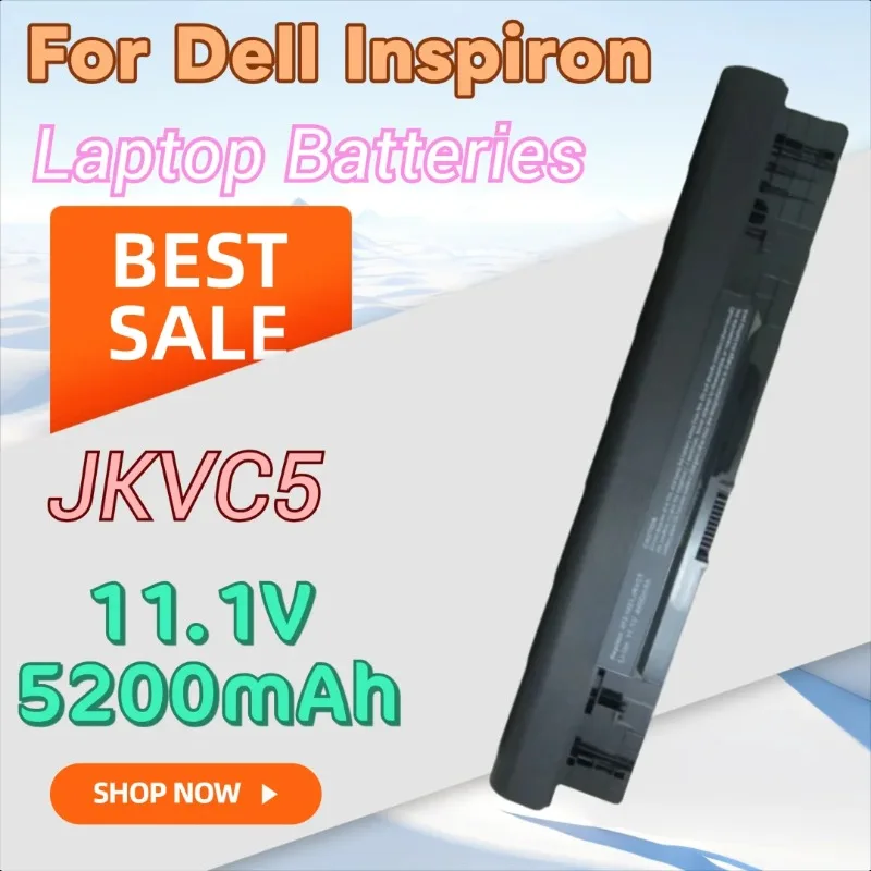 

New Laptop Battery for Dell Inspiron 17 (1764) 14 (1464) 15 (1564) JKVC5 05Y4YV 9JJGJ NKDWV TRJD 451-11467 CW435 0FH4HR 5YRYV