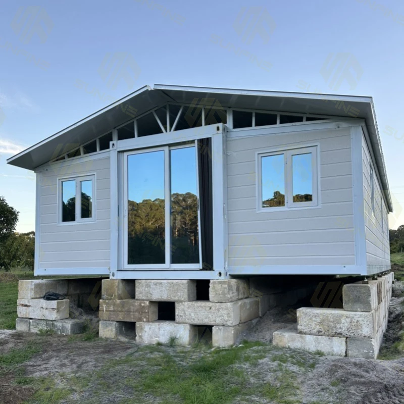 Customized Modular House Tiny Container Home Granny Flat Expandable 2 3 Bedroom Prefabricated Container House 20ft Luxury House