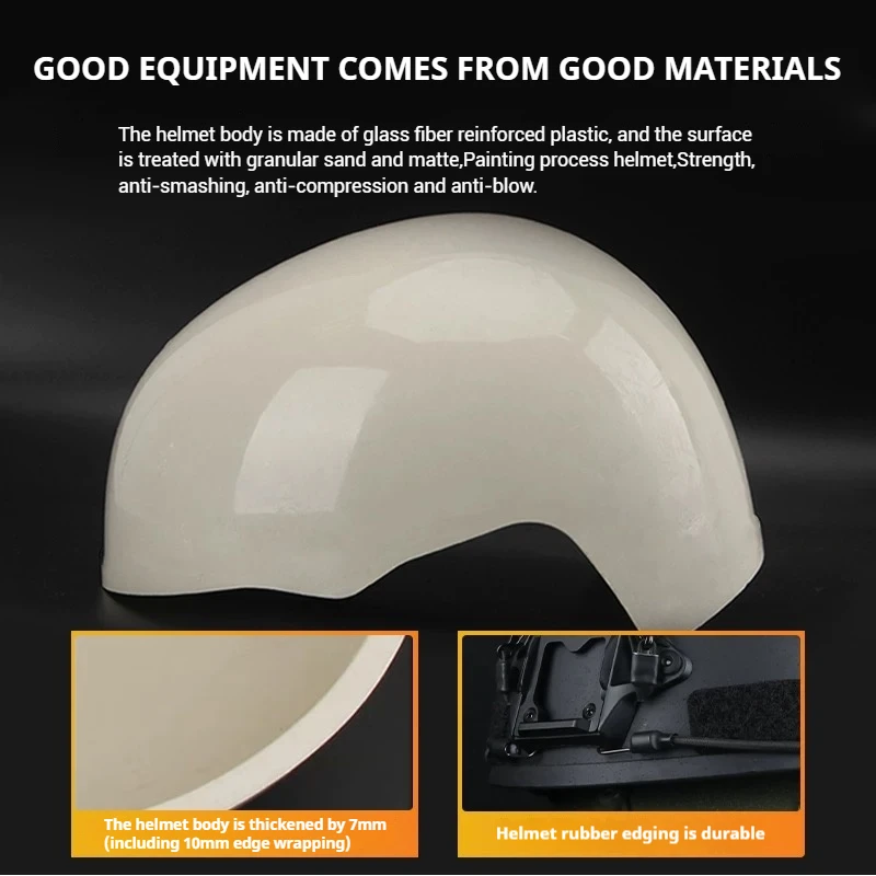 FAST Tactical Rapid Helmet 1.5kg Fiberglass Outdoor Activity Training Safety Riot Wendy Suspension Mat Safety Riot Helmet