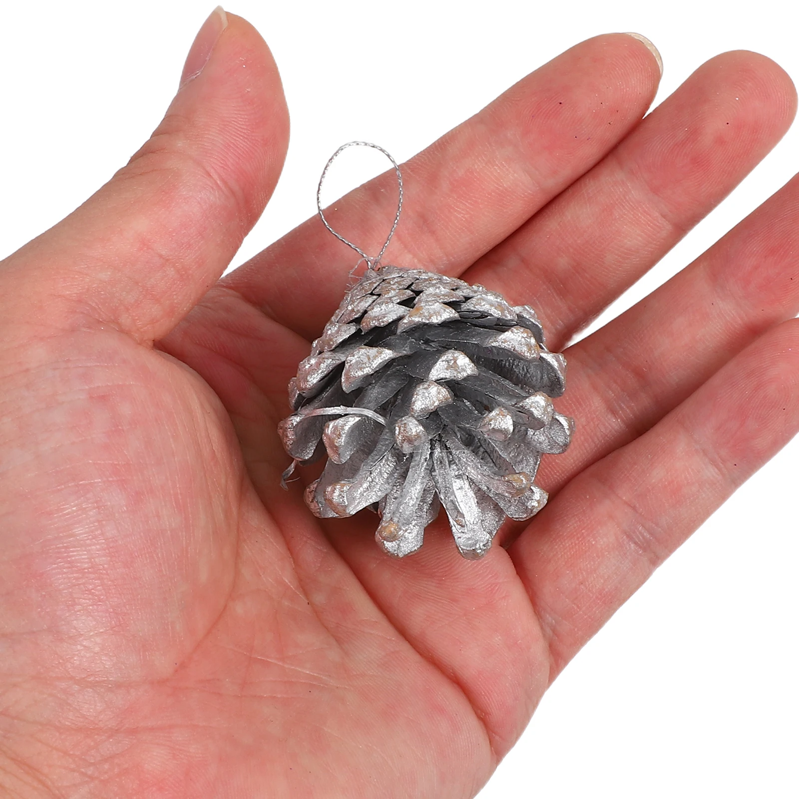 

40 PCS Purple Christmas Pendant Decorations Glitter Balls Trinkets Decorative Holiday Ornaments