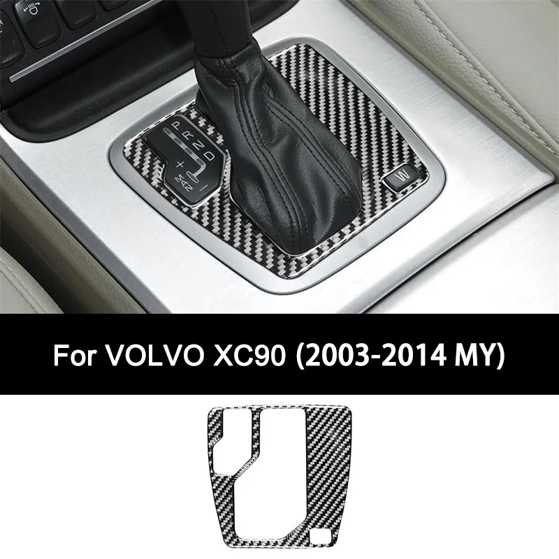 

For VOLVO XC90 (2003-2014), Premium Carbon Fiber Car Shift Lever Panel Frame Interior Sticker Personalized Auto Accessories