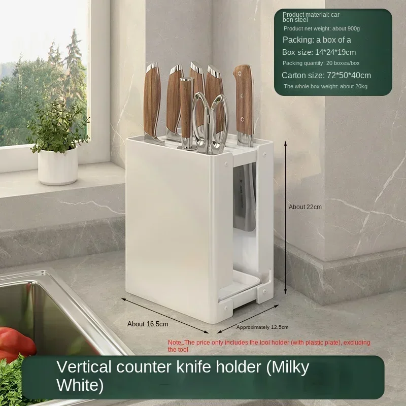 Multi-Functional Kitchen Accessories Knife Rack Kitchen Knife Rack Knife Rack Kitchen Draining Magnetic Kitchenware Knife Block