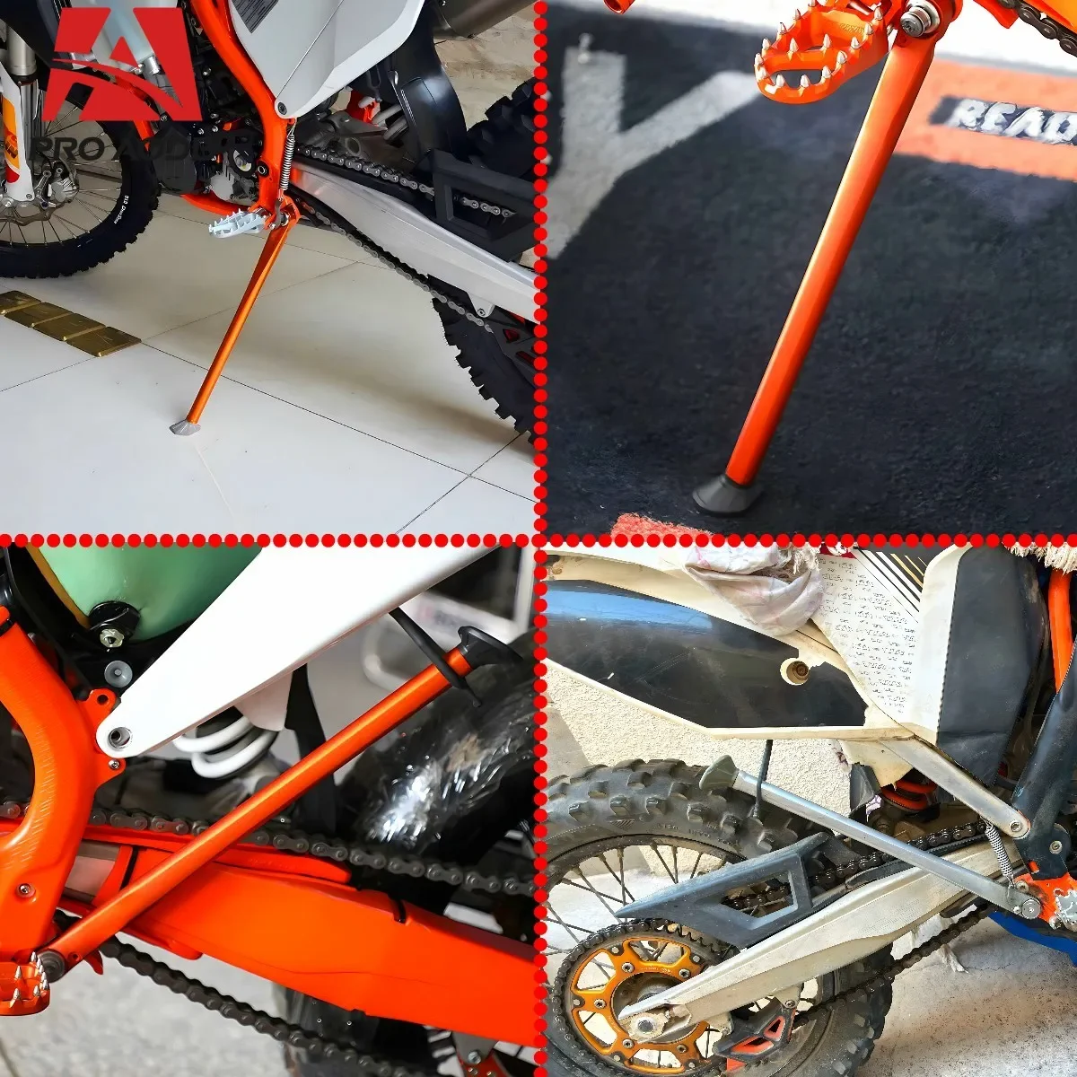 Kickstand Side Stand For Husqvarna GasGas KTM 125 250 350 400 450 500 EXC EXCF XC XCW XCFW TPI SIX DAYS 2008-2023 etc Motorcycle