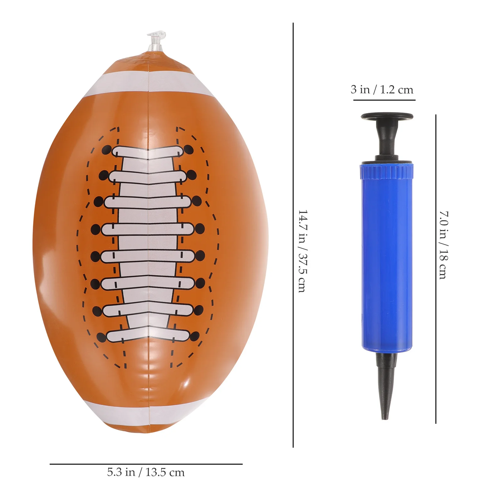 1 Juego de pelota de fútbol inflable, diseño deportivo, perfecta para playa, piscina, fiesta al aire libre de verano, pelota ligera de goma para juegos de niños