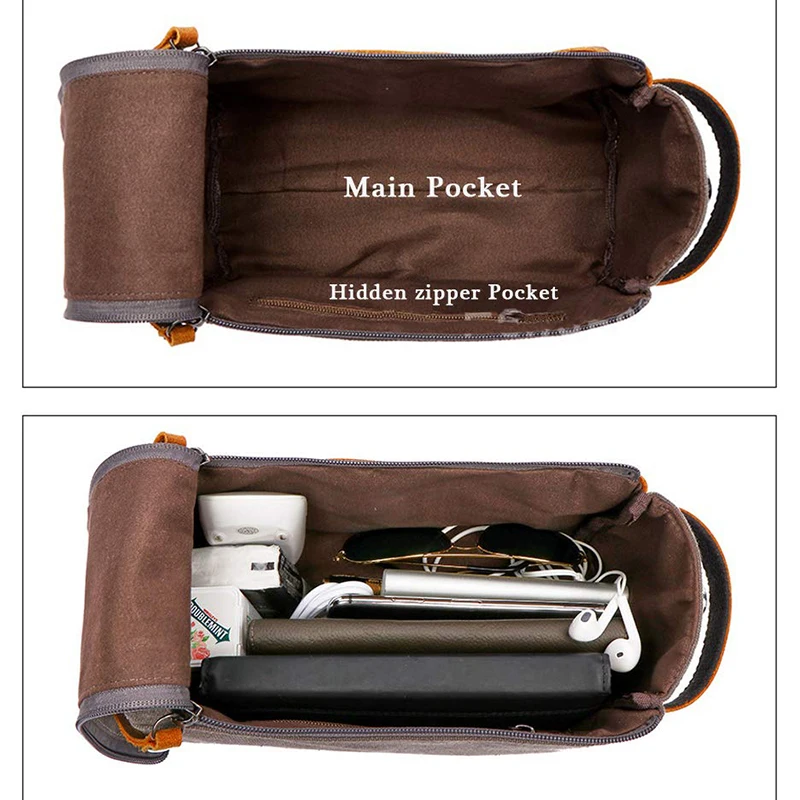 Utility Canvas Makeup Handbag for Mens Travel Organizer Cosmetic Bag Large Necessaries Male Vanity Case Wash Bag Toiletry Pouch