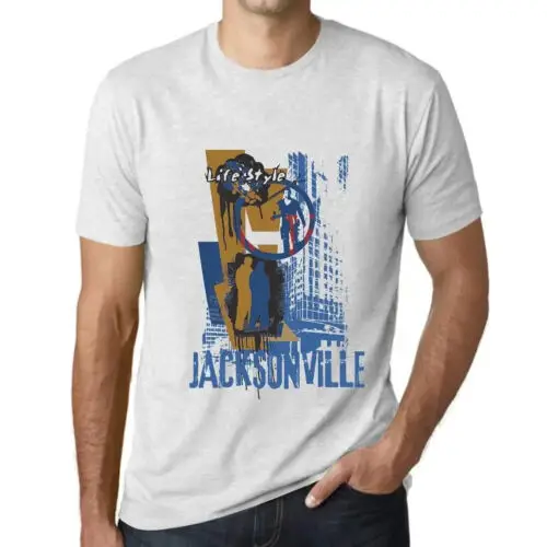 Heren Grafisch T-Shirt Jacksonville Levensstijl – Jacksonville Lifestyle