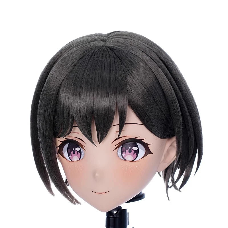 Full headband lock  Customize Full Crossdress Doll Resin Masks Cartoon Character Kig Cosplay Japanese Anime Kigurumi Masks