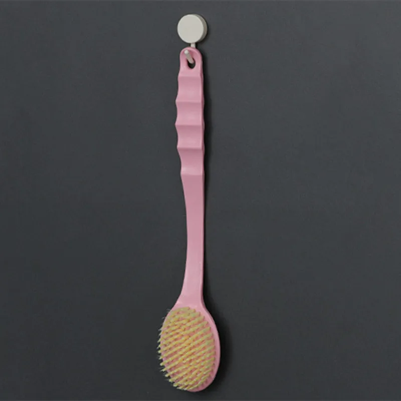 Long-handled Scrubbing Artifact Brush Bath Scrubbing Towel Household Bathroom Supplies Soft Hair Bathing Back Scrubbing Brush