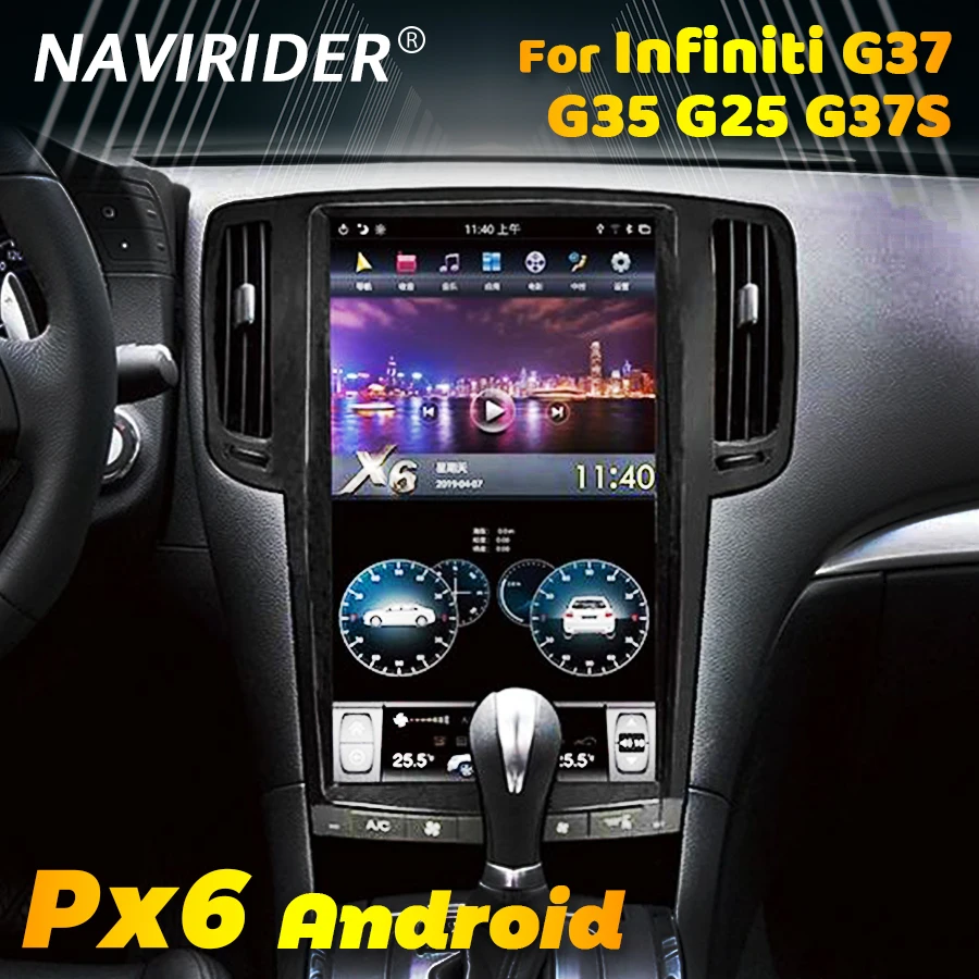 

Car Android Screen GPS Navigation Multimedia Video Player For Infiniti G37 G35 G25 G37S 2007-2013 Radio Stereo 13.6inch CarPlay