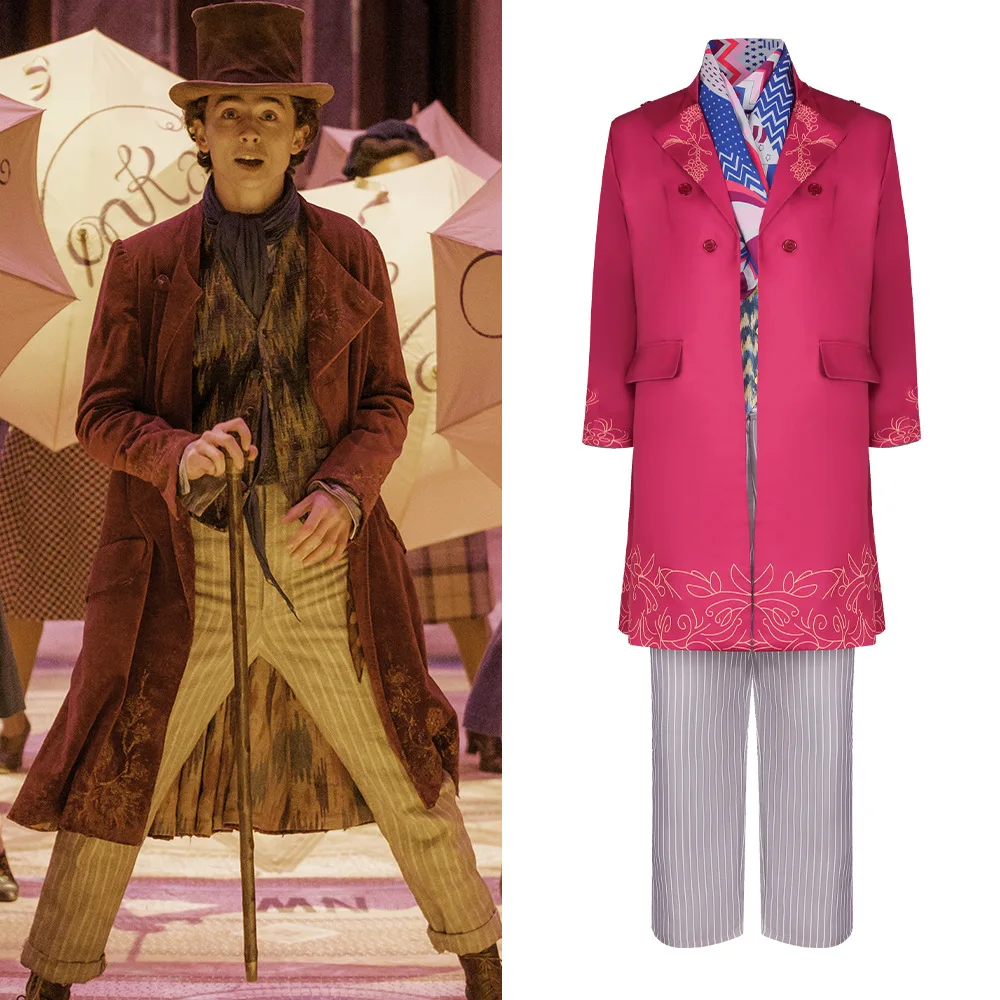 

Adult Costume From The Movie, Same Style As In "Charlie And The Chocolate Factory" Prequel, Cosplay Costume For Role-playing