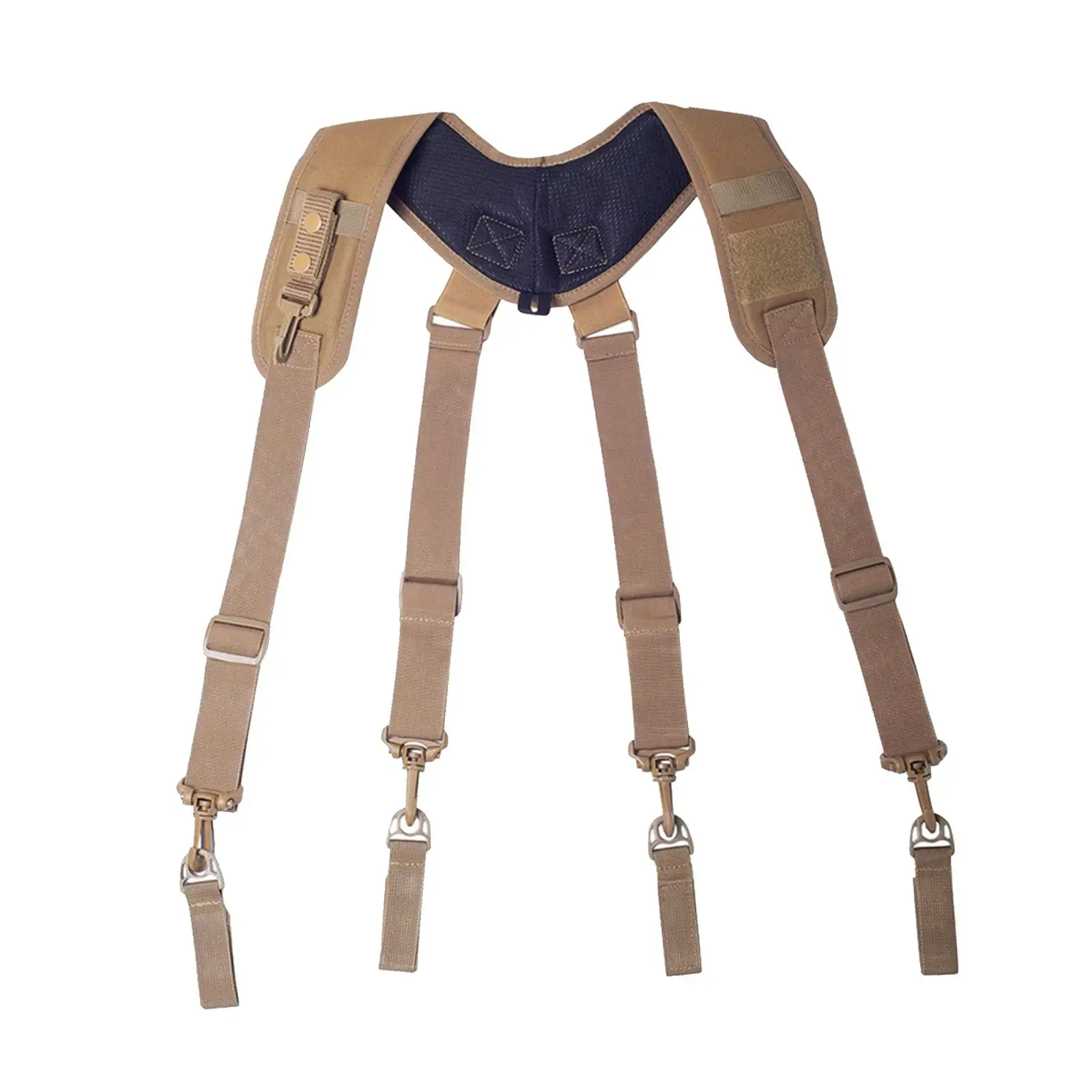 調節可能なストラップ付きサスペンダー-軽量-x-型パッド入りツールベルト-デューティーベルトハーネス-キャンプ用-男性-大人用