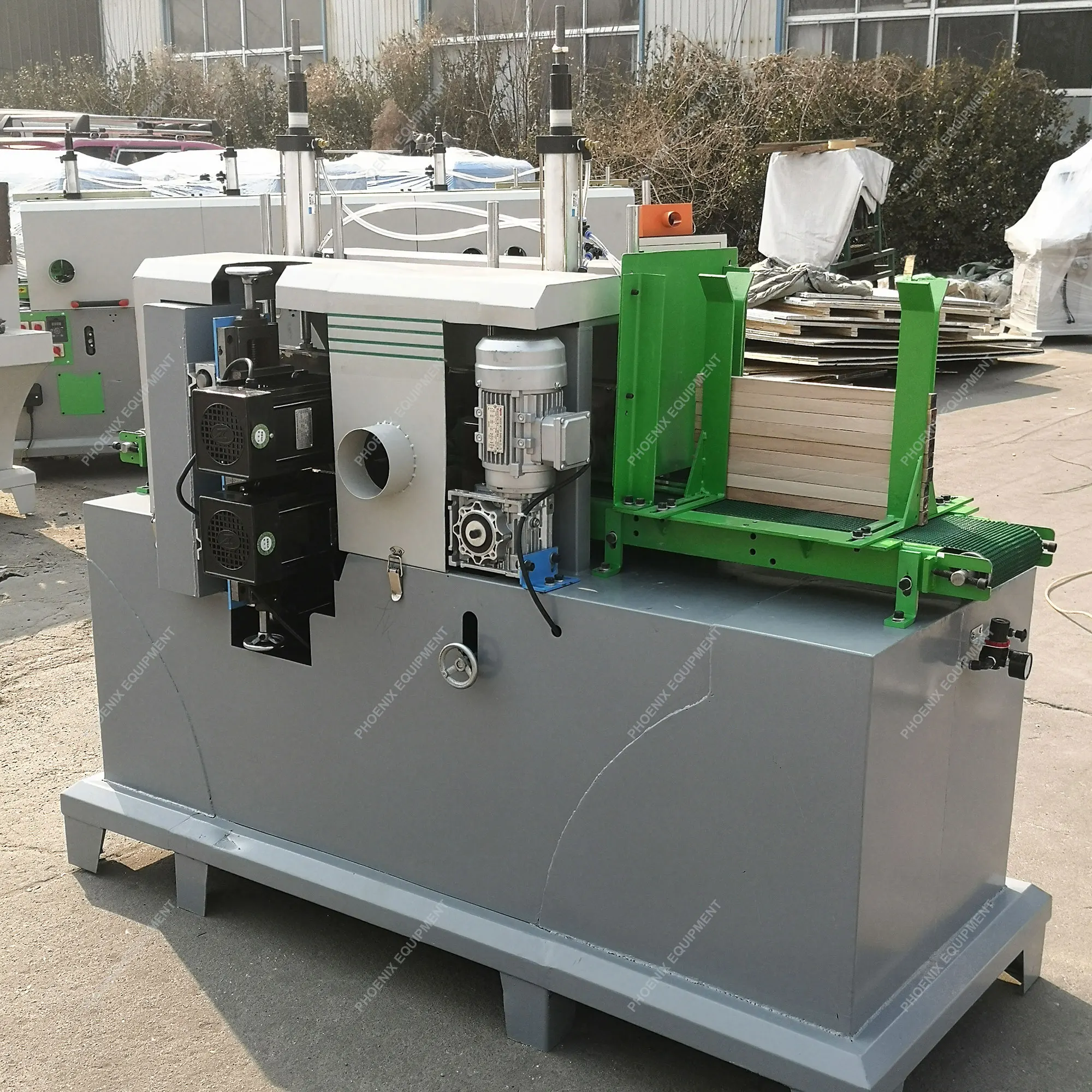 Four Chamfers and Moving Four Sides Sanding Machine Wooden Strip Sanding Machine with