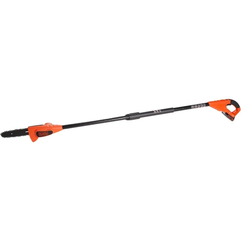BLACK+DECKER 20V Max Pole Saw Tree Trimming Lightweight Rechargeable Cordless Extension up to 14 ft Reach, Tool Only, LPP120B)