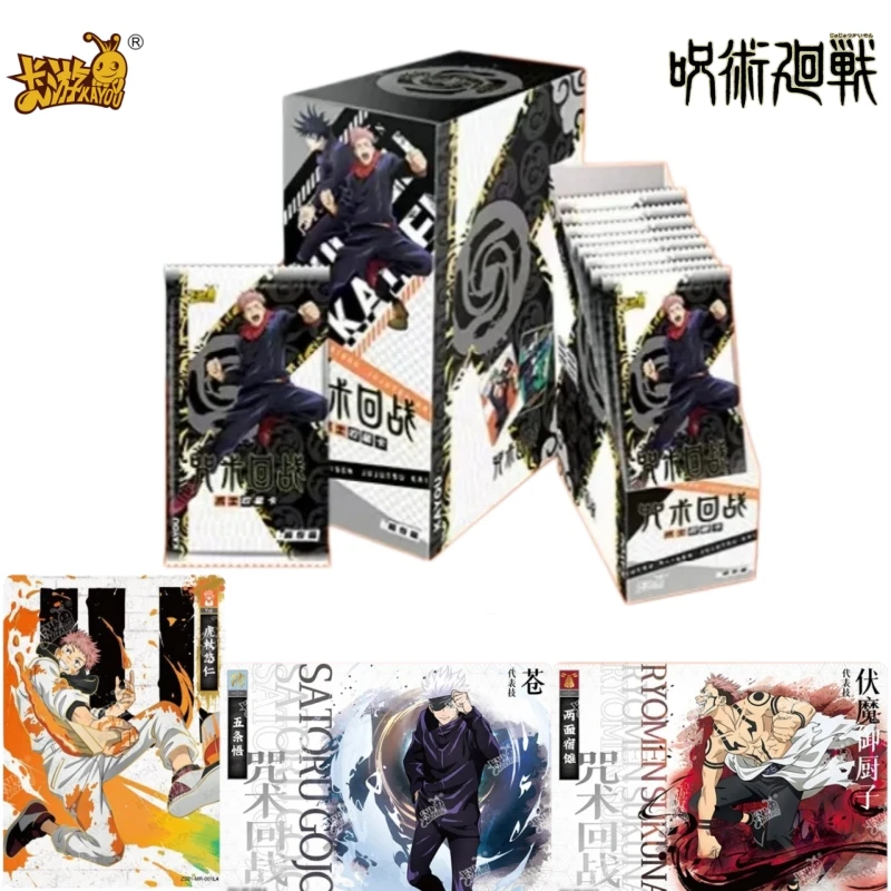 kayou-jujutsu-kaisen-official-trading-cards-booster-box-yuji-itadori-satoru-gojo-ryomen-sukuna-collectible-cards-with-rare-holo