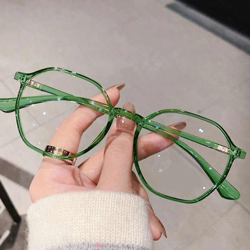 Fashion New Transparent Reading Glasses Female Middle-aged and Elderly High-definition Anti-blue Light Glasses for The Elderly