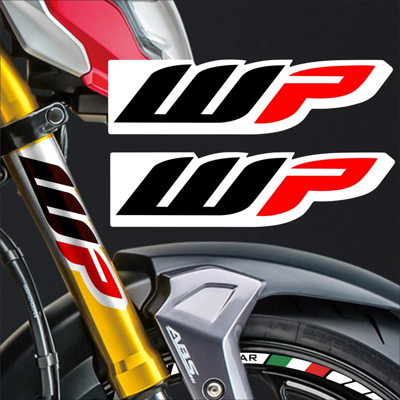 

Reflective Wp Suspension Sticker Motorcycle Accessories Shock Absorber Decals Waterproof Ornaments For ktm KONDA SUZUKI KAWASAKI