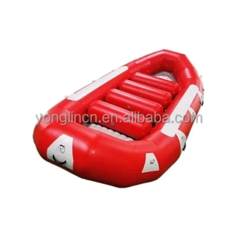 

High Quality OEM Inflatable Pontoon PVC Rafting Water Sports 6 Person Inflatable Rowing Boat For Sale