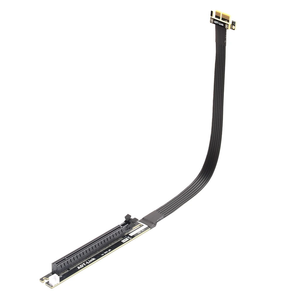 Riser Ribbon Cable para placa gráfica, Riser, RX3090, RX6800xt, PCIE 4.0x16 a x1 A, N, adaptador de cartões Gen4, 1x 16x Extensor