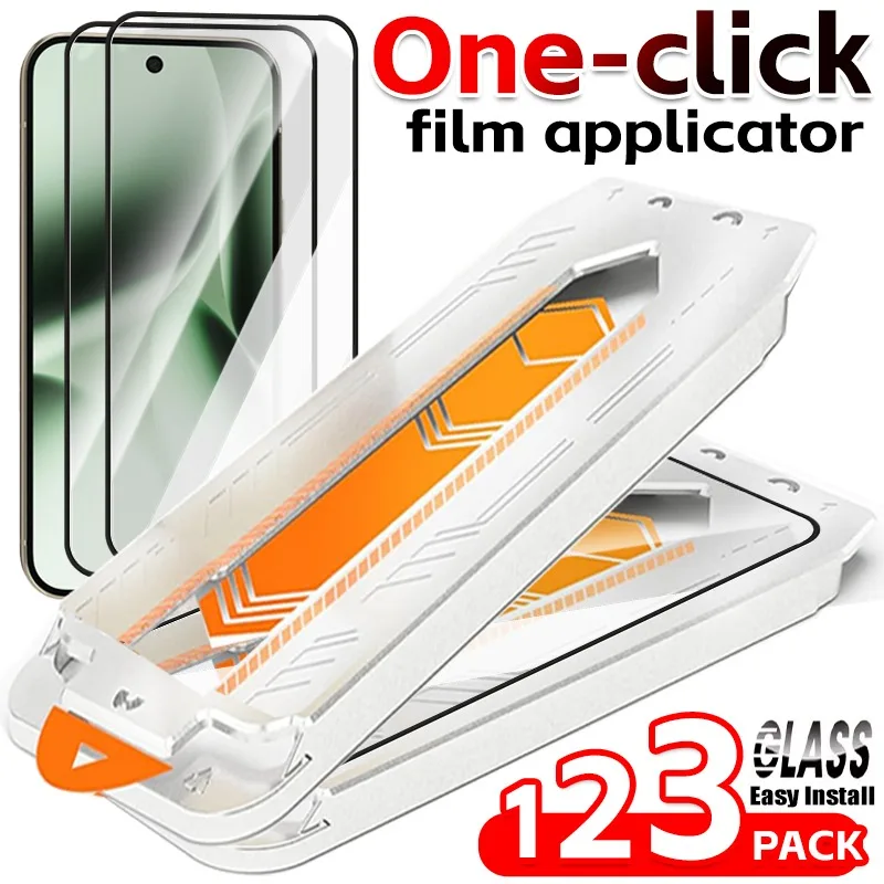 

Premium Tempered Glass for Google Pixel 10 XL Pro Screen Protector Auto Dust Removal Anti-Scratch HD Film Easy Installation Kit