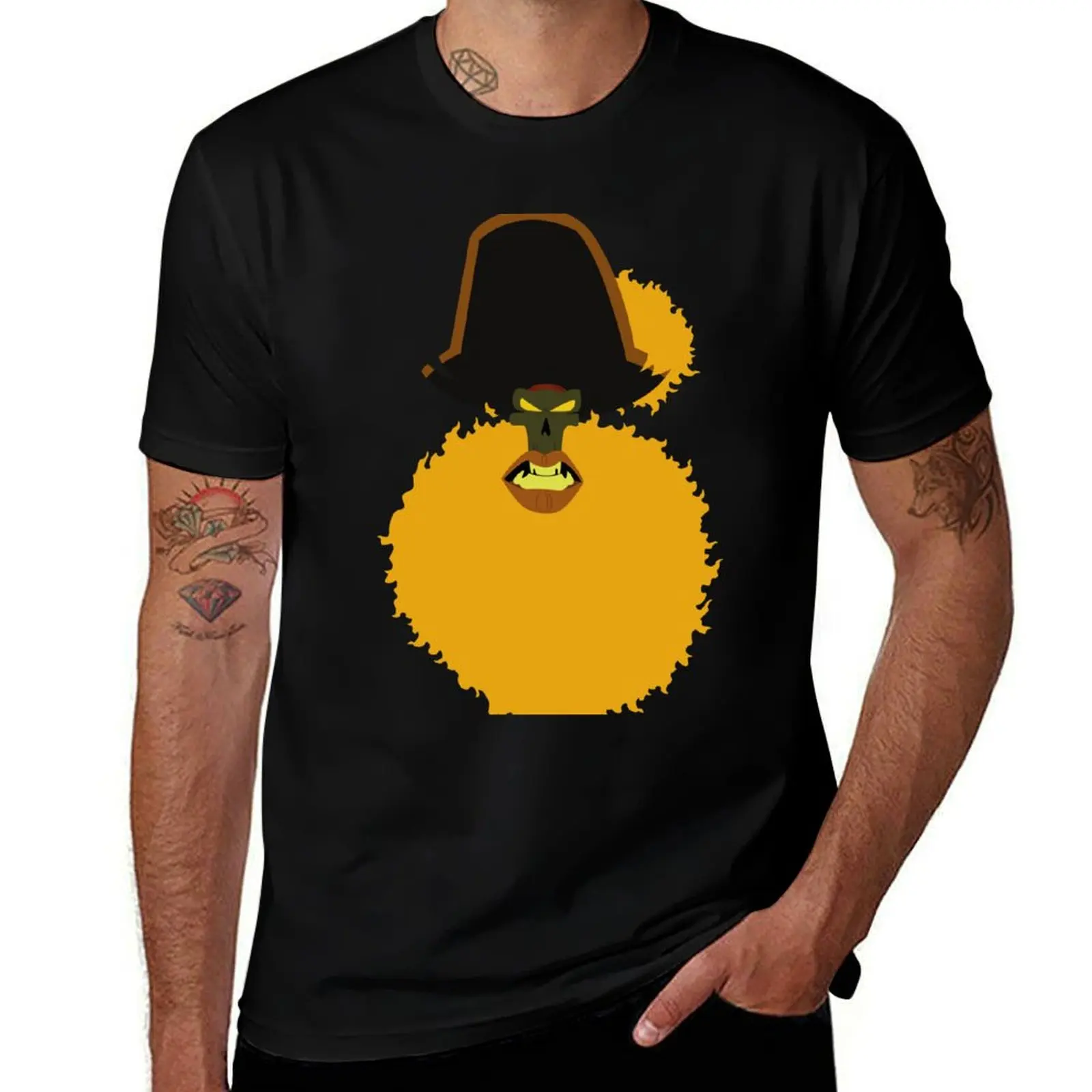 LECHUCK CURSE T-Shirt Breathable Gym Short Sleeve T-Shirt