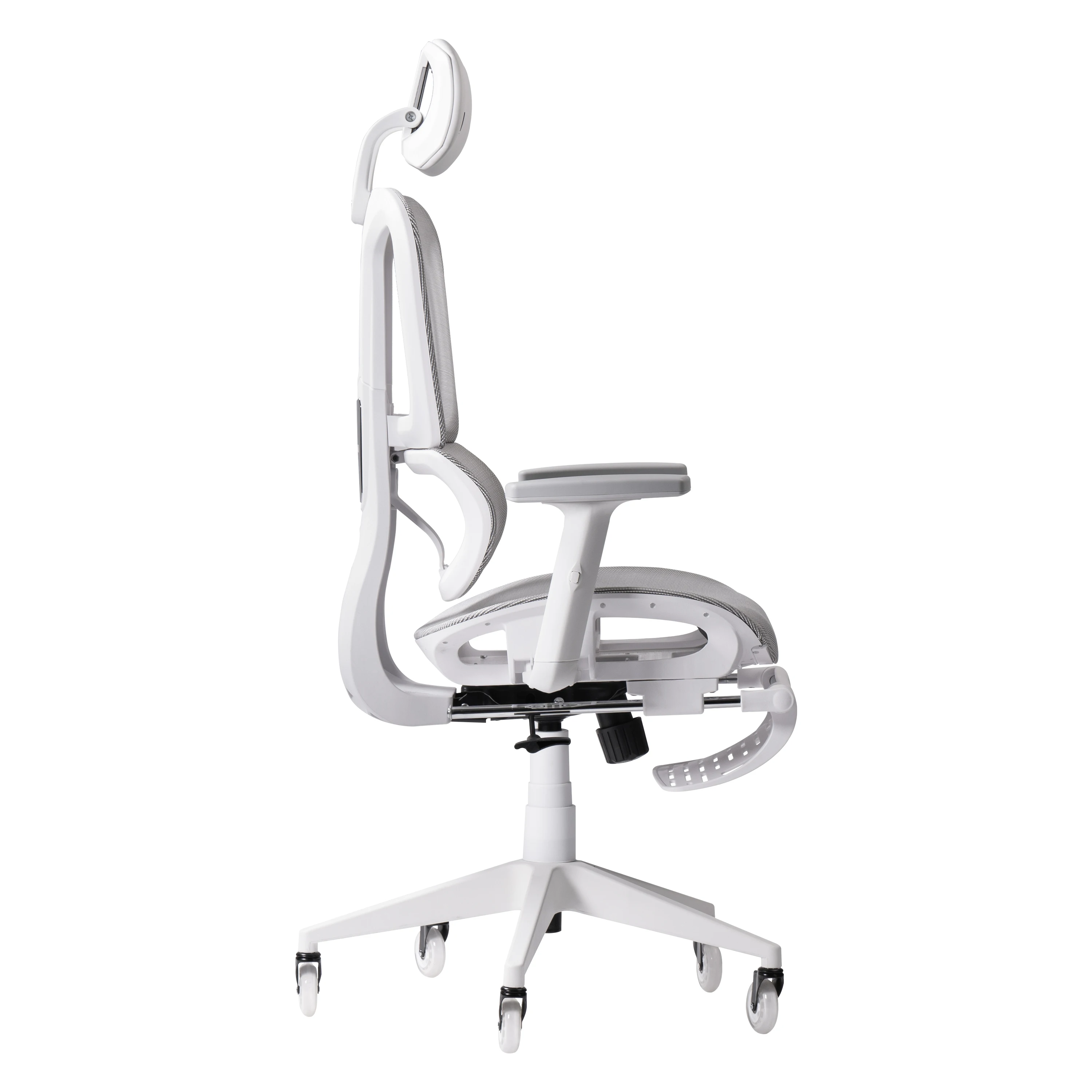 Experience Optimal Comfort and Support with Techni Sport AIRFLEX2.0 White Mesh Gaming Chair