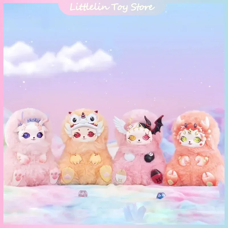 

Подлинная Звезда Мобо 12, созвездие, страстное сердце, серия, слепая коробка, Близнецы, Дева, рак, Лев, милая плюшевая кукла-мобо, подарок для девочки