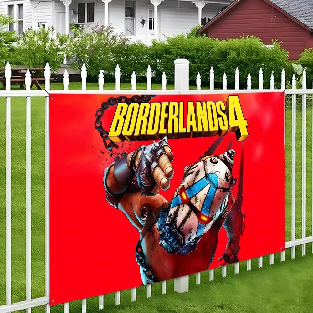 Classic B-Borderlands-Games Flags Wall Hanging Tapestry Outdoor Decorative flag Background Blanket