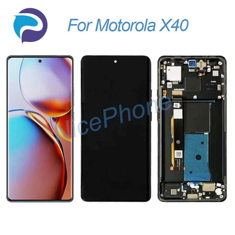 

for Motorola X40 LCD Screen + Touch Digitizer Display 2400*1080 XT2301-5 For Moto X40 LCD Screen Display