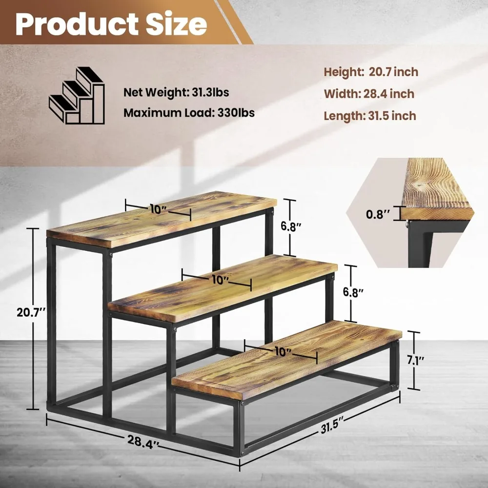 Garage Steps, Prefab Stairs for Permanent Installation, Not The Portable/Light Weight Alternatives, Hot Tub Stairs