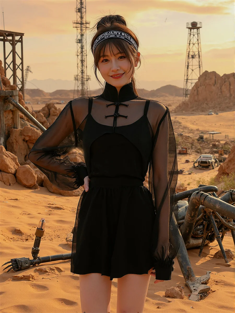 Long Sleeve Women Shirt Ladies Black V Neck Front Button Slim Fit Elegant Simple Basic Minimalist Fashion Tops Blouses Work