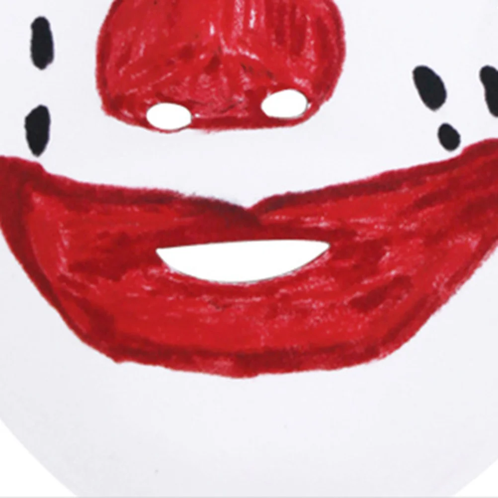 

12Pcs White Face Masks Male Full Face DIY Blank Painting Halloween Costume Hip-Hop Dance Ghost Masquerade Party Mask