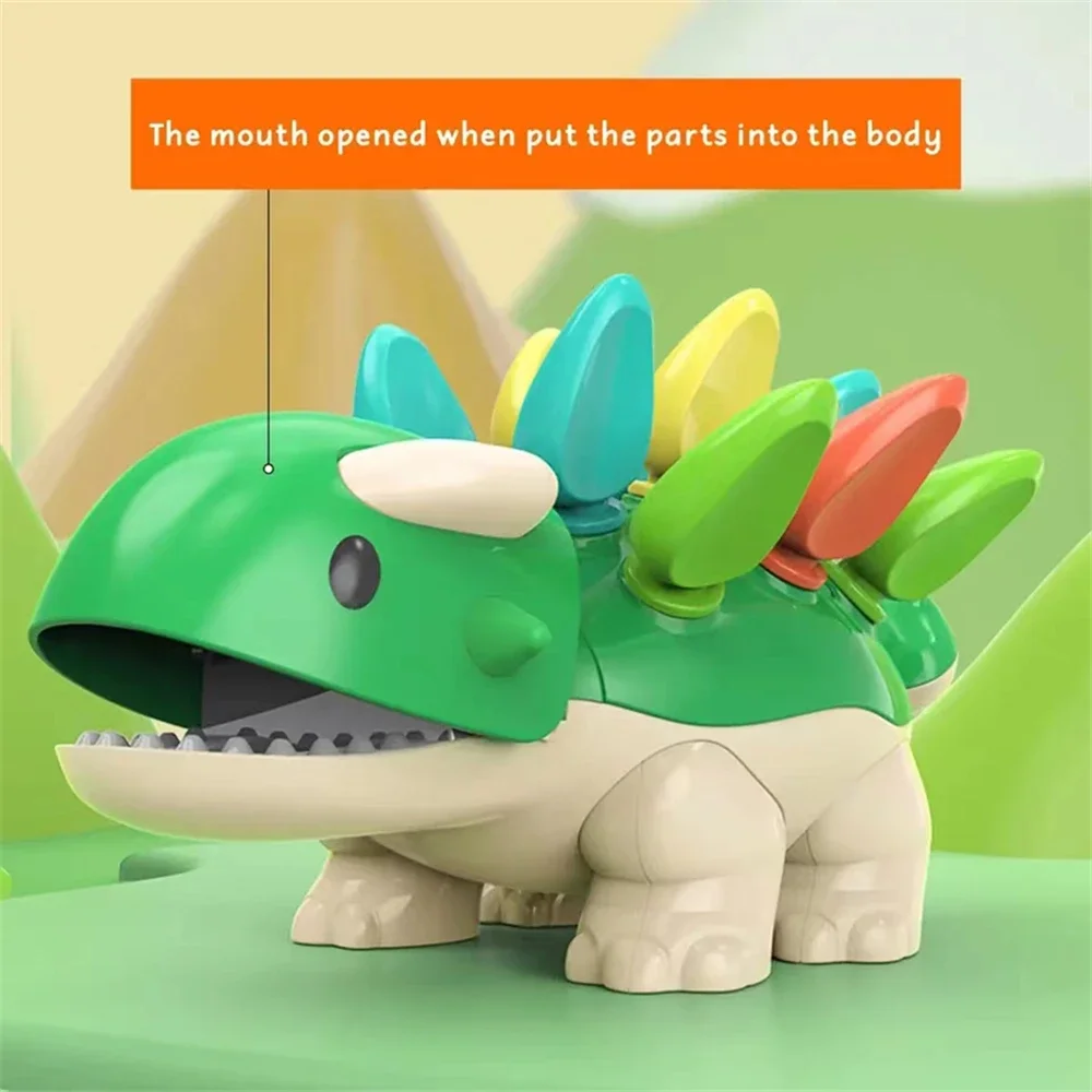 Toddler Dinosaur Hedgehog Montessori Insert Toy Baby Children Kid Concentration Training Early Education Fine Motor Puzzle Toys