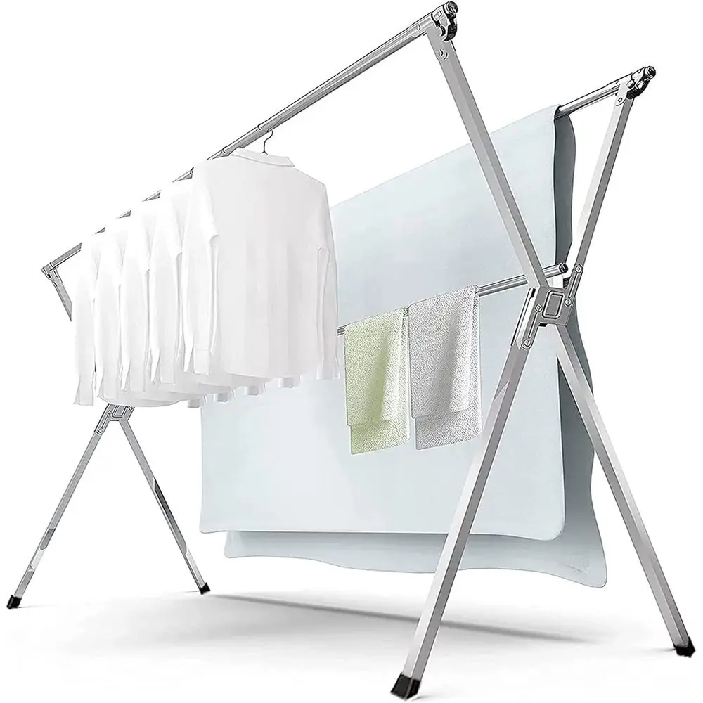 

Регулируемая портативная сушилка для белья для дома и улицы, усиленная, выдвижная, для небольших помещений