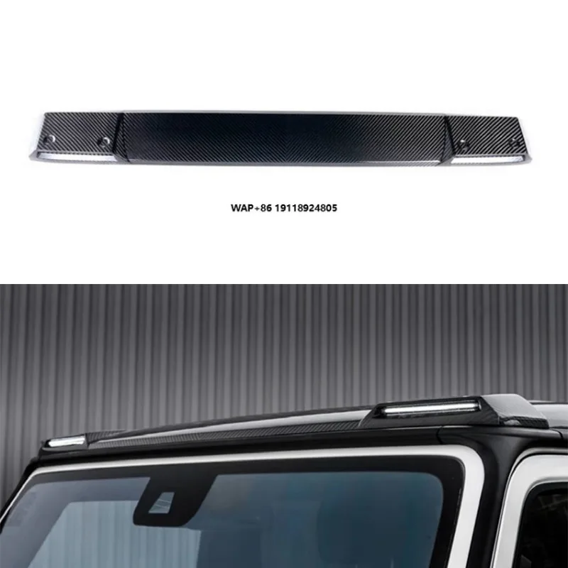 Auto Parts Top Style Dry Carbon Roof Light Bar for G Class W464 G63 W463A Carbon Fiber Exterior Car Accessories