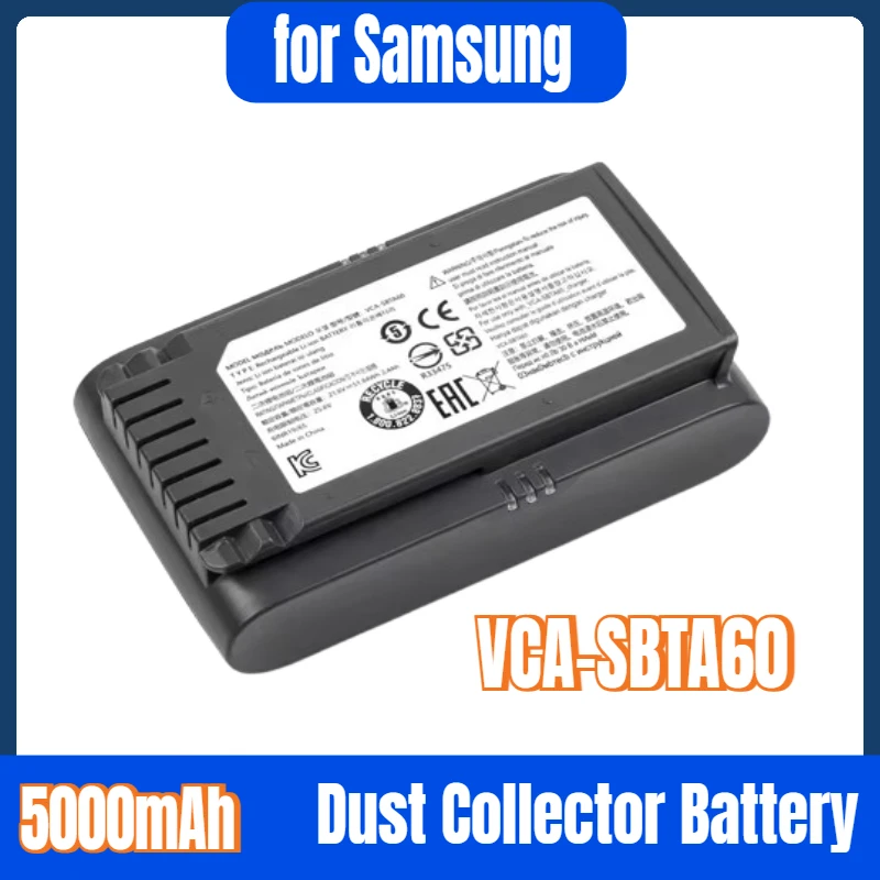

5000mAh for Samsung Jet60 VCA-SBTA60 Dust Collector Battery