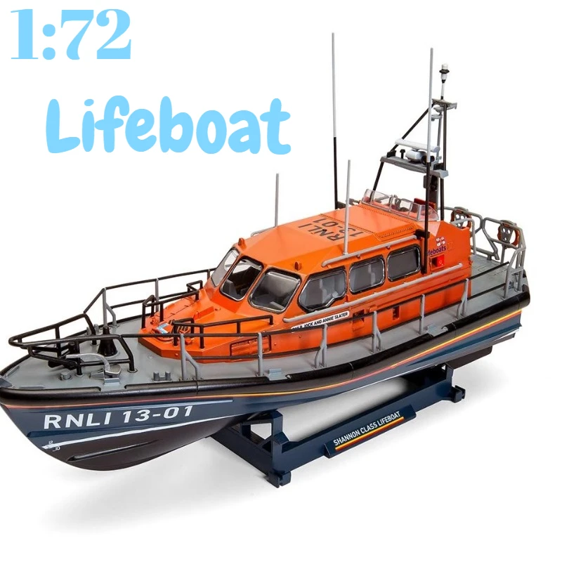 

1/72 британская спасательная шлюпка RNLI Shannon Class Airfix 55015, комплект модели ручной сборки «сделай сам», унисекс, модель корабля, сборка, игрушечная лодка, подарок