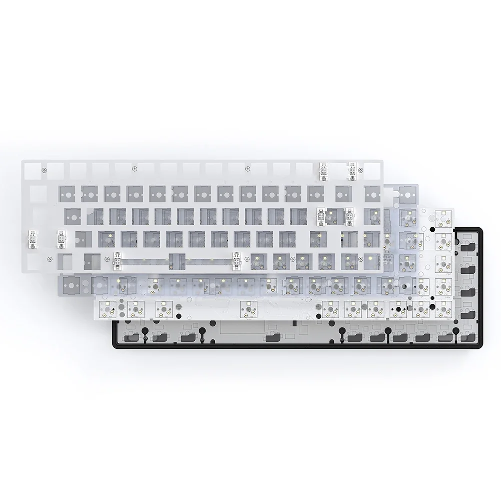 

'for MAG68 Custom Mechanical Keyboard Kit RGB Backlit 3 Modes Wired/Wireless 2.4G/BT5.0 Hot Swappable Keyboard Kit